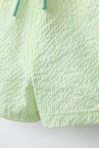 2-6 YEARS / TEXTURED STRIPED SWIM SHORTS