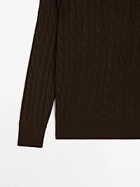 Pull col polo 100 % cachemire