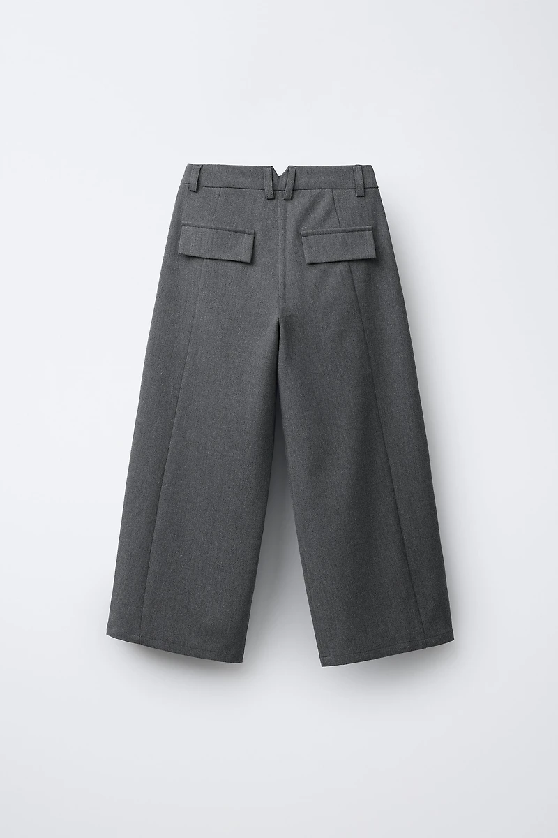 PANTALON BARREL À PINCES