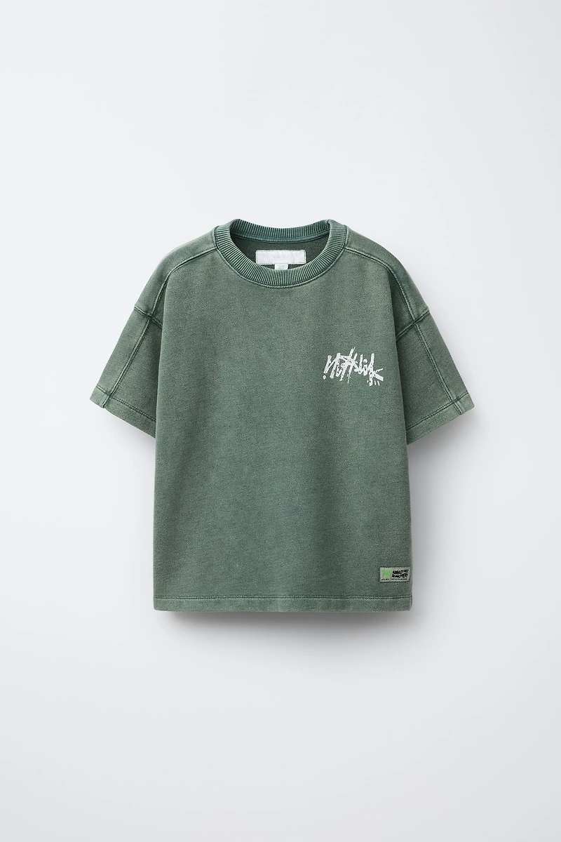 GRAFFITI WASHED EFFECT T-SHIRT