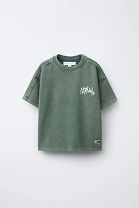 GRAFFITI WASHED EFFECT T-SHIRT