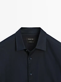 Regular fit stretch shirt