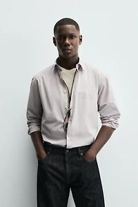 STRIPED JACQUARD SHIRT