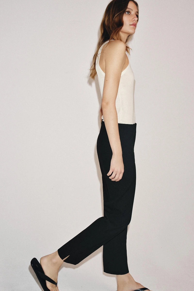 ZW COLLECTION PRESSED CREASE PANTS