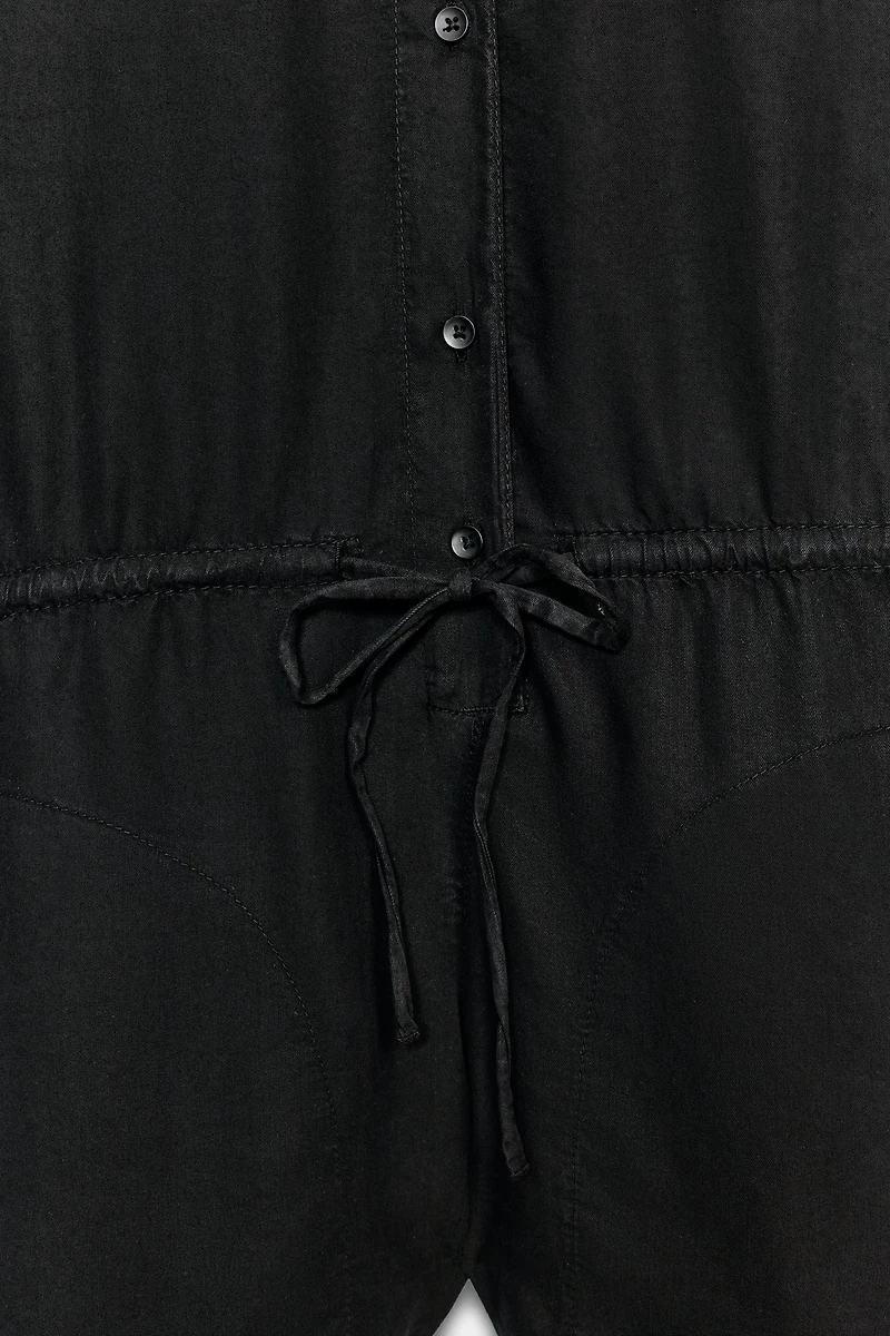 FLOWY SHORT POCKET JUMPSUIT