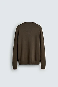 REGULAR FIT COTTON JUMPER