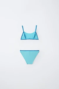 MAILLOT DE BAIN DEUX PIÈCES BRILLANT 6-14 ANS