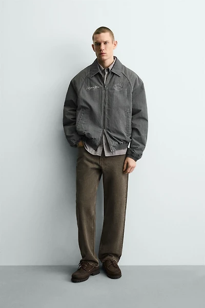 TEXTURED PUFFER JACKET