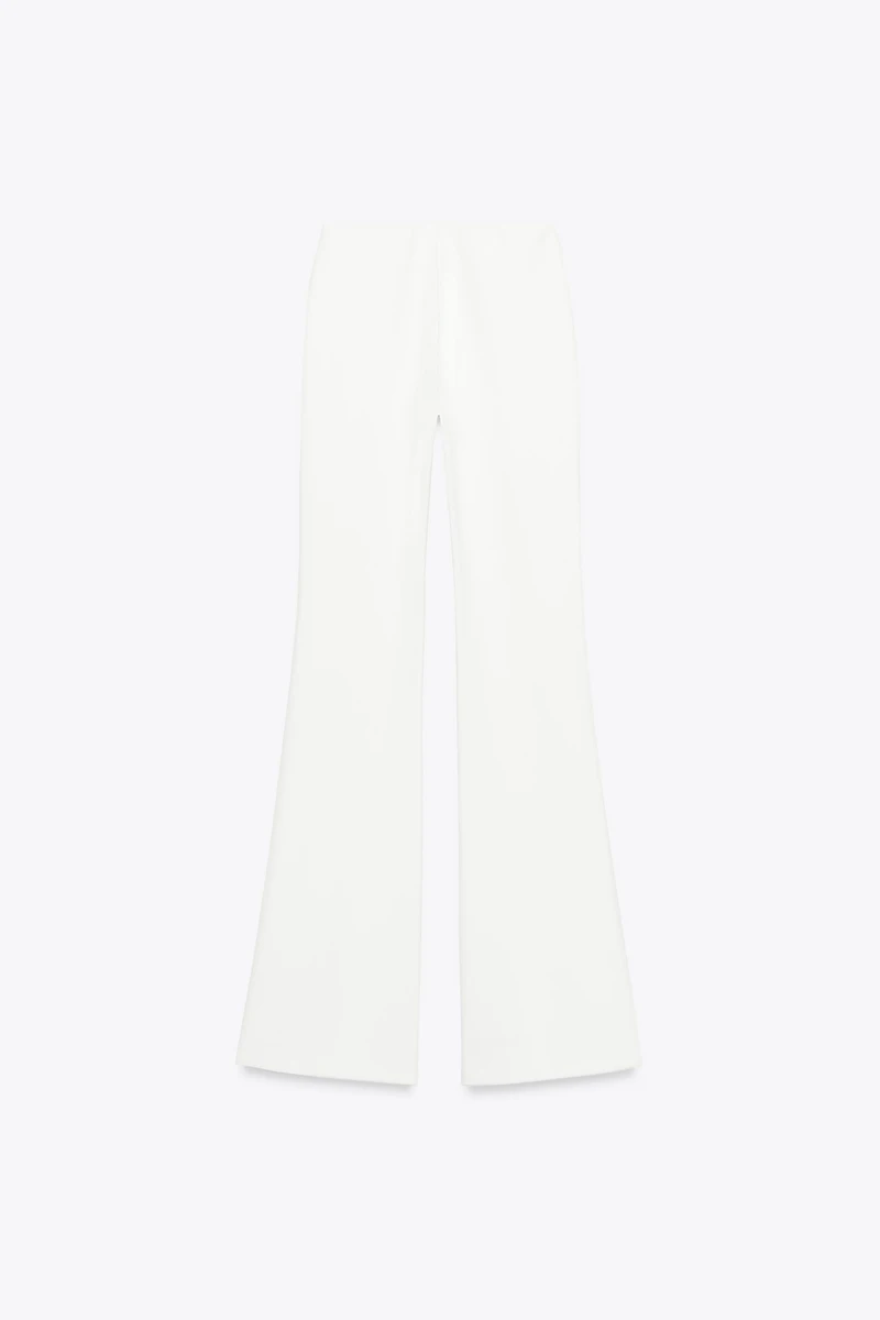 PANTALON EN CRÊPE ÉVASÉ