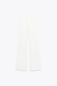 PANTALON EN CRÊPE ÉVASÉ