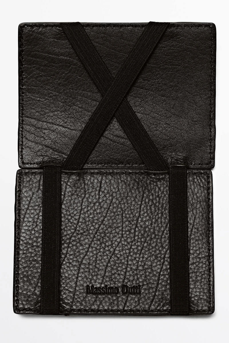 Nappa leather "magic" wallet