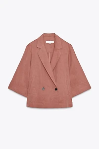 BLAZER CROISÉE MANCHES 3/4