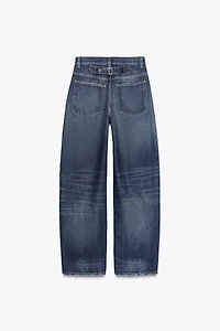 JEAN TRF DROIT LARGE TAILLE HAUTE