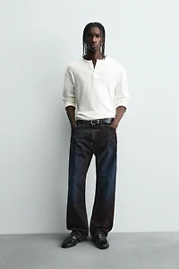 BAGGY FIT JEANS WITH VISCOSE