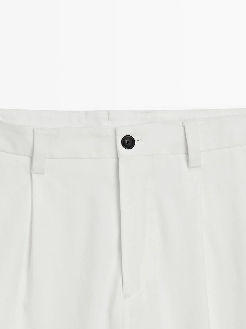 Darted wide-leg trousers - LIMITED