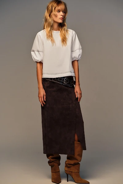 CHEMISE SURPIQÛRES MANCHES BOUFFANTES