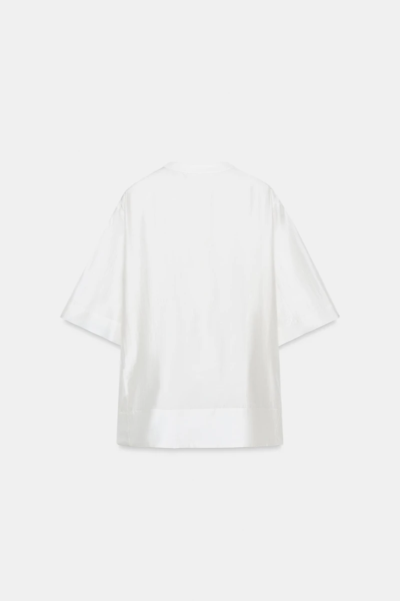 BLOUSE FLUIDE À MANCHES COURTES ZW COLLECTION