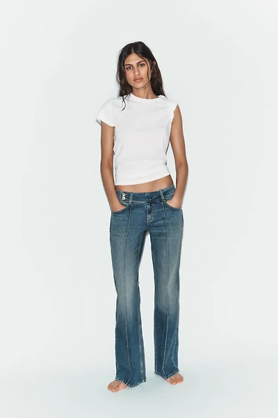 LOW RISE TRF BOOTCUT JEANS
