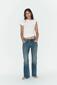 LOW RISE TRF BOOTCUT JEANS