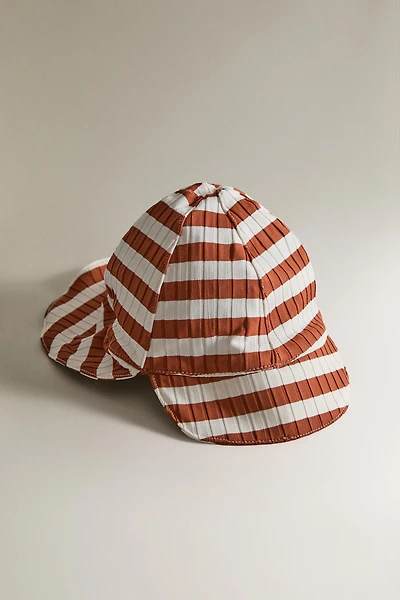 KIDS' STRIPED BEACH HAT