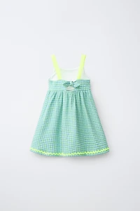 ROBE IMPRIMÉE ONDULINE CONTRASTANTE