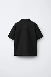 SHIRT AND BAMBOO BERMUDA SET WITH POCKET