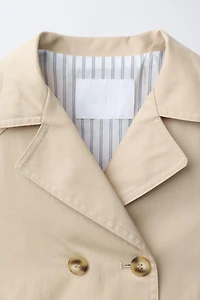 SHORT TRENCH COAT