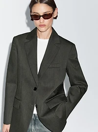 Blazer deux boutons 100 % laine