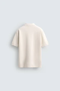 POLO REGULAR FIT STRUCTURÉ