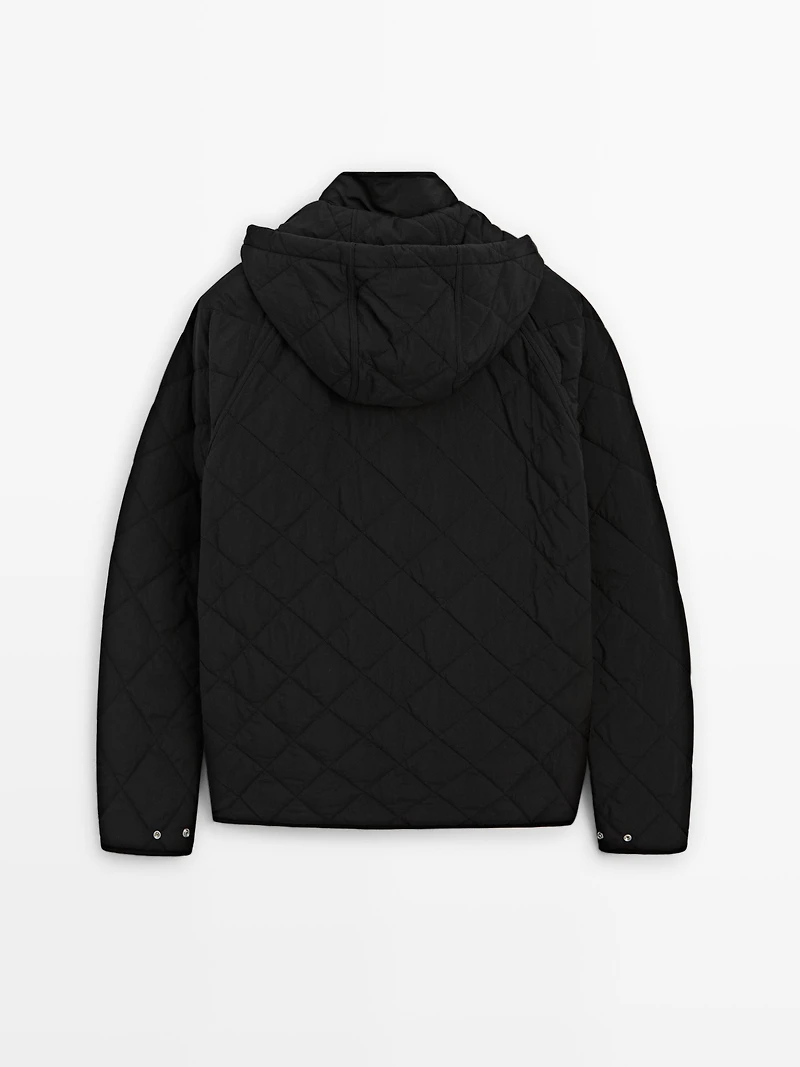 Water-repellent puffer jacket