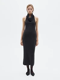 Knit halter midi dress - LIMITED