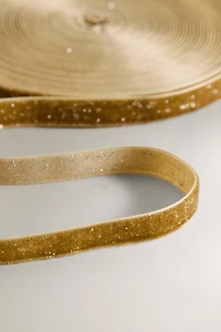 SHINY VELVET CHRISTMAS GIFT WRAPPING RIBBON