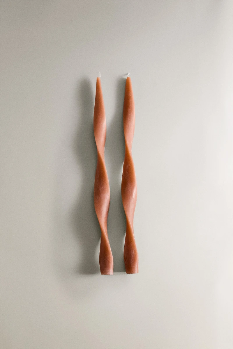SET OF DECORATIVE POWDERED CANDLES (SET 2)