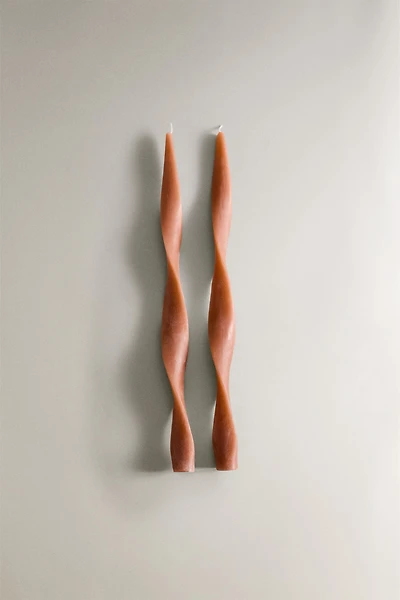 SET OF DECORATIVE POWDERED CANDLES (SET 2)