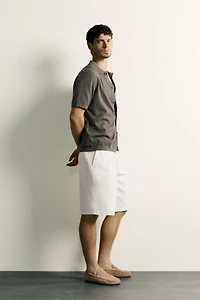RELAXED FIT KNIT SHIRT