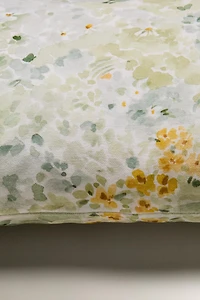 HOUSSE DE COUSSIN IMPRIMÉ FLORAL AQUARELLE