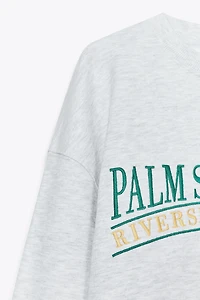 COTTON TEXT SWEATSHIRT