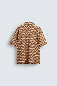 GEOMETRIC JACQUARD SHIRT