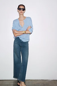 PULL OVERSIZE EN MAILLE UNIE