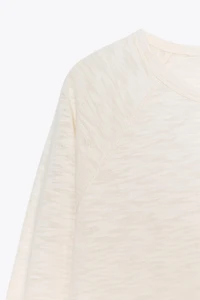 COTTON RAGLAN SLEEVE T-SHIRT