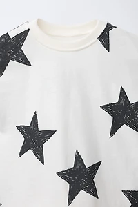 ENSEMBLE JOGGING T-SHIRT ET BERMUDA ÉTOILES