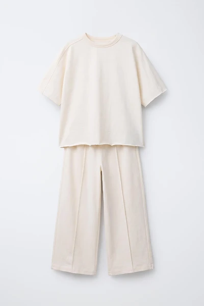 HEAVY WEIGHT TOP AND CULOTTES SET
