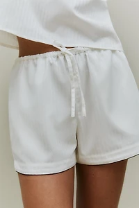 STRIPED JACQUARD SHORTS