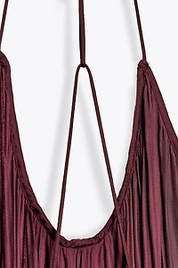 ZW COLLECTION SATIN LONG DRESS