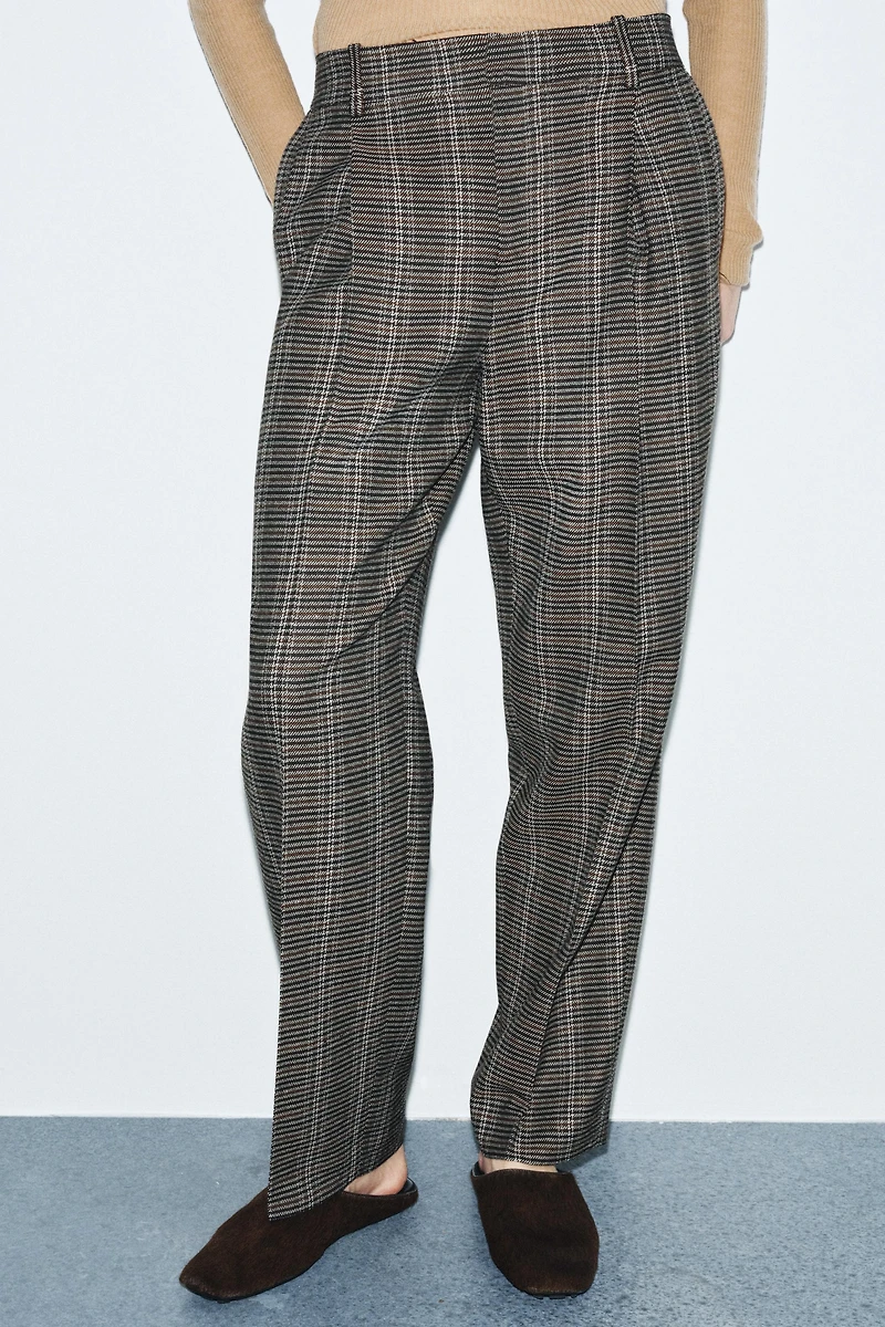 PLAID PANTS ZW COLLECTION
