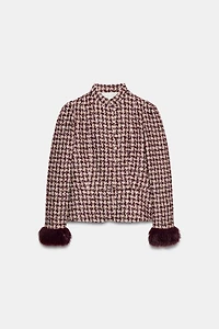 HAIRY CUFF STRUCTURE BLAZER