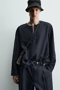 100% HEMP HENLEY SHIRT