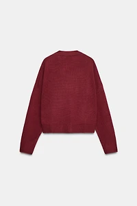 GILET 100% LAINE BOUTON DORÉ