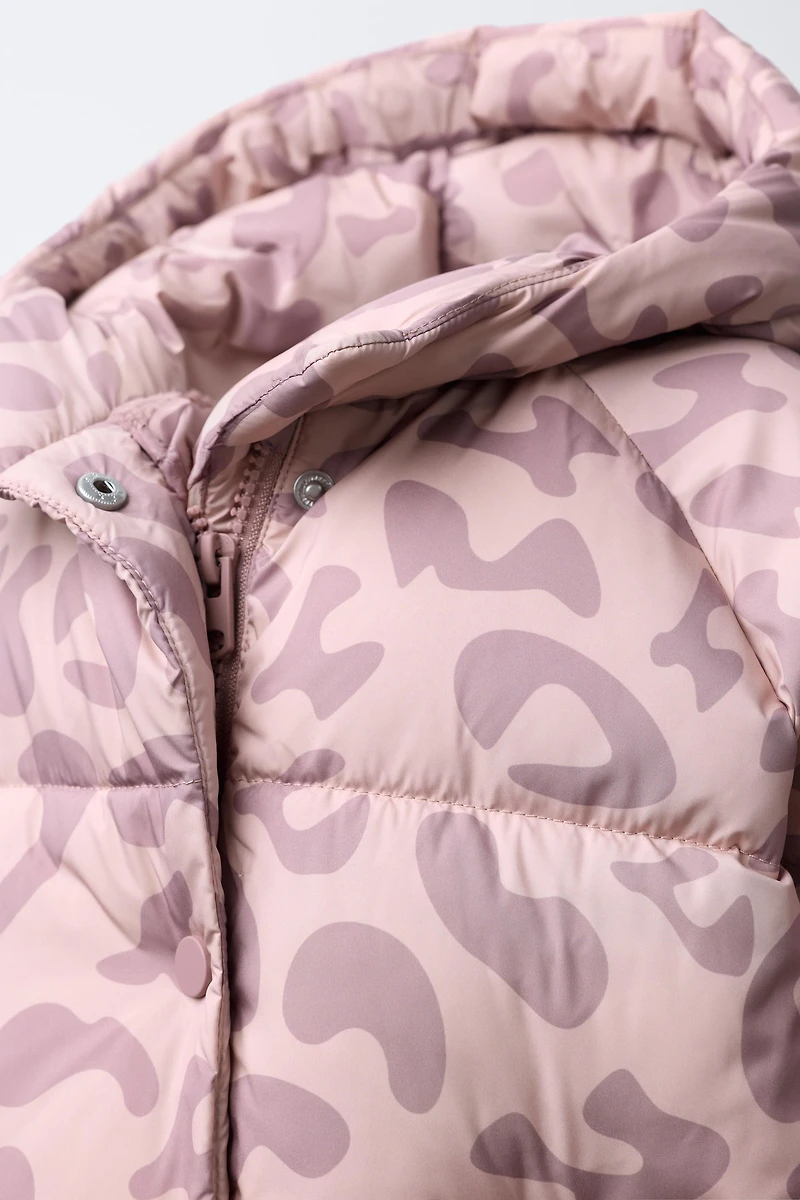 MANTEAU IMPRIMÉ ANIMAL DÉPERLANT