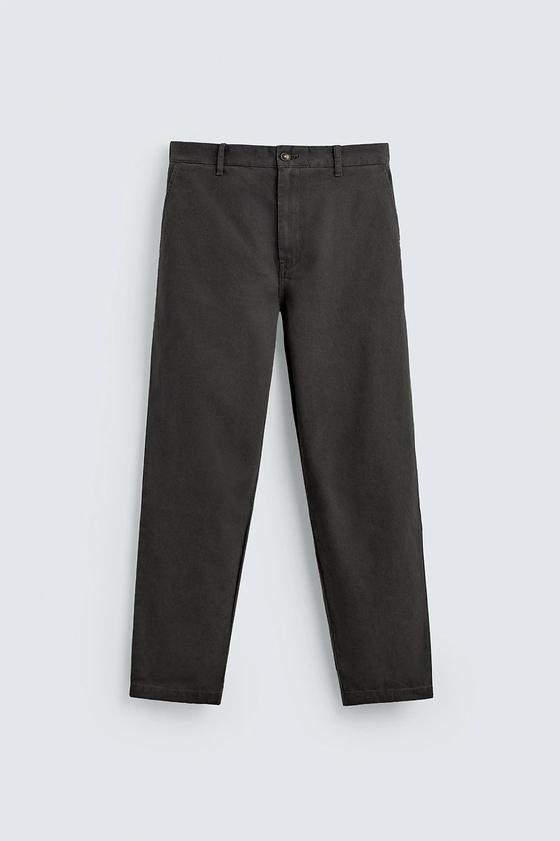 STRAIGHT FIT CHINO PANTS